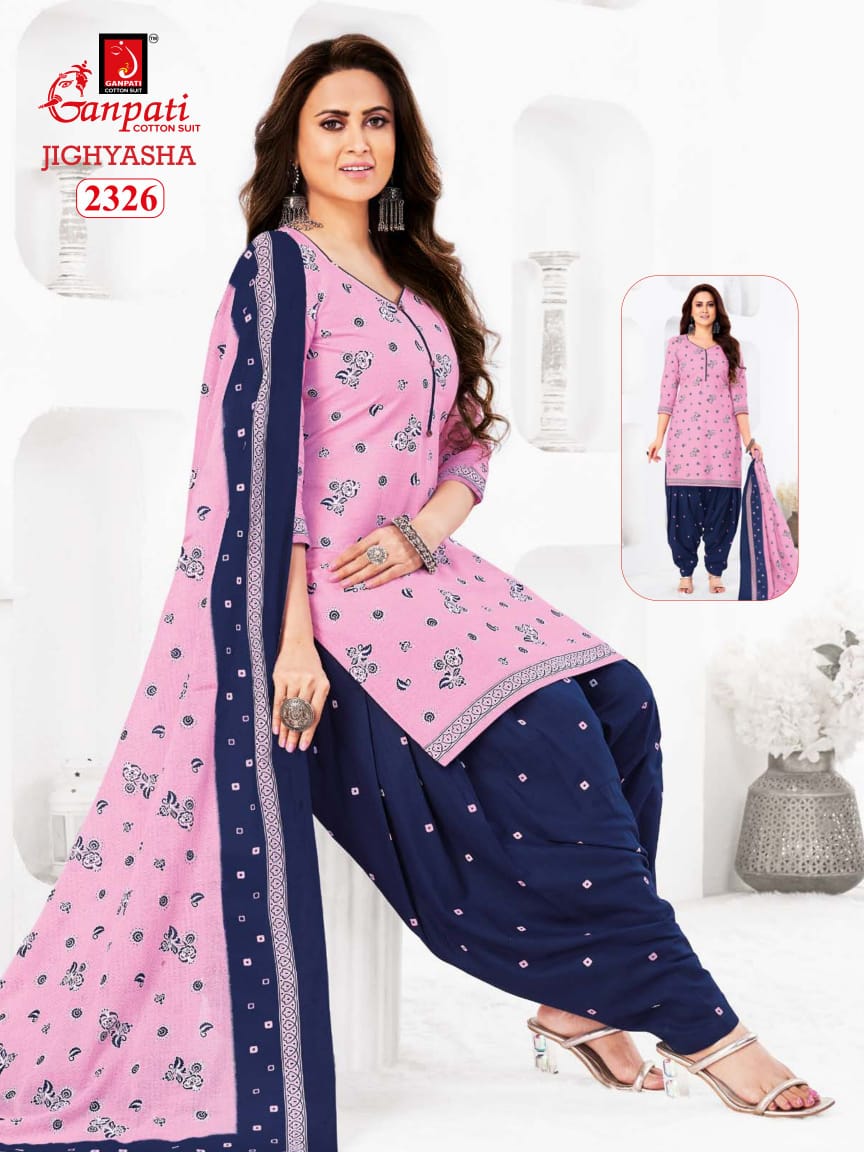 Jighyasha 23 By Ganpati Cotton Printed Dress Material Suppliers In India